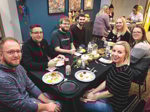 Perceptyx office lunch
