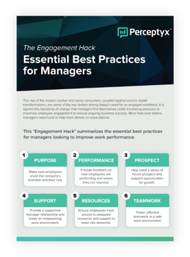 The Engagement Hack: Essential Best Practices for Managers - Perceptyx