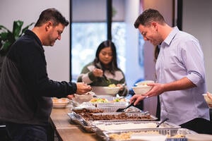 Perceptyx office lunch