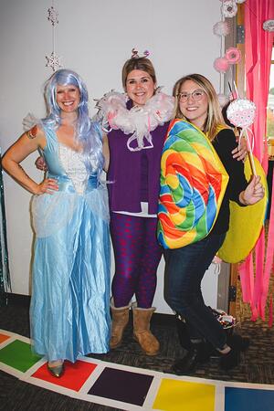 Perceptyx office on Halloween