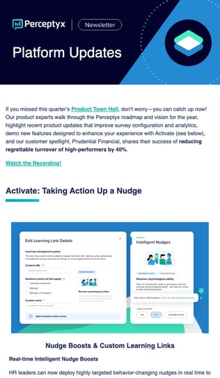 Platform newsletters Platform newsletters