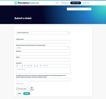 Customer Care portal
