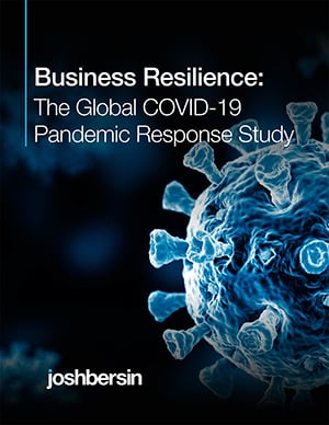 Josh Bersin Academy Identifies Ten Pandemic-Related Responses With Highest Business Impact