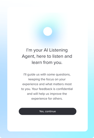 Conversational Listening Agent screenshot