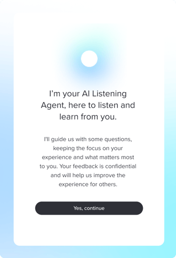 Conversational Listening Agent