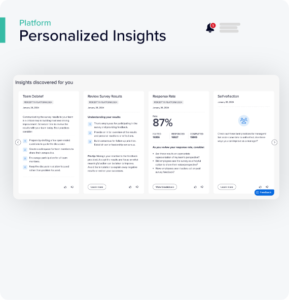 personalized insights