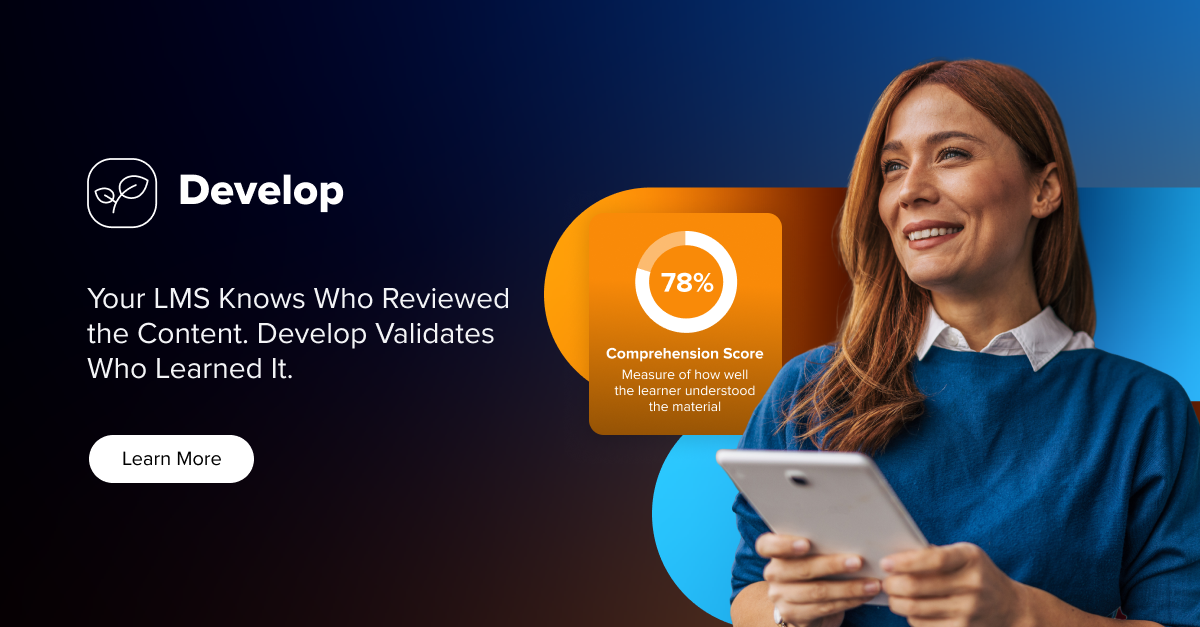 Use Develop Develop | Validated Learning for L&D Programs